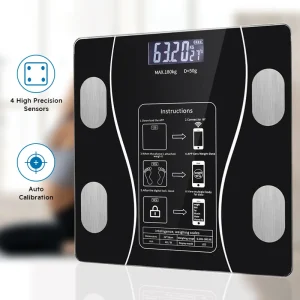 Smart Body Fat Scale Wireless LED
